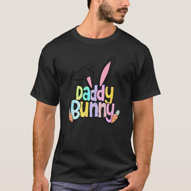 Camiseta Daddy Bunny Easter Day One Hoppy Daddy Easter (Anverso)