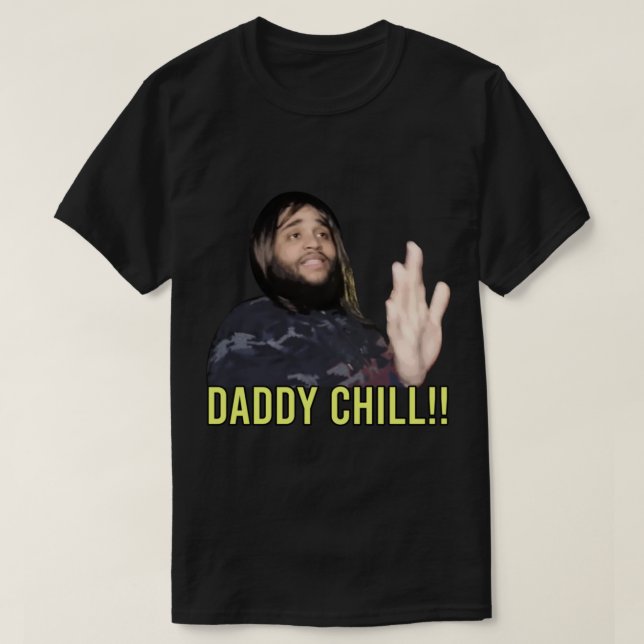 Camiseta Daddy Chill Long (Diseño del anverso)