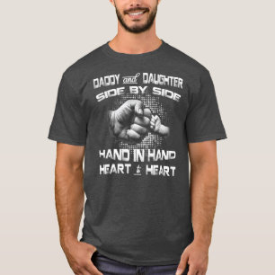 Camiseta Daddy Daughter Fist Bump Father's Day Cute Family
