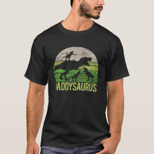 Camiseta Daddy Dinosaur Daddysaurus 3 Three Kid Gift Dad Ch