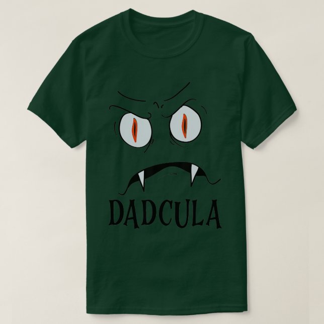 Camiseta Daddy Dracula Monster Costume Funny Dad Halloween  (Diseño del anverso)