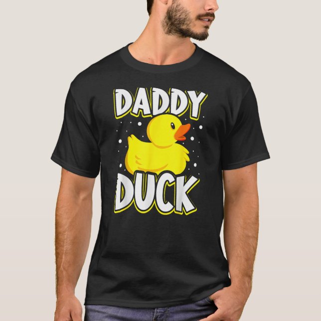 Camiseta Daddy Duck Rubber Duck Dad (Anverso)