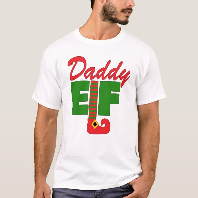 Camiseta Daddy Elf (Anverso)