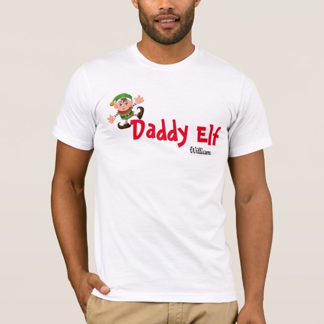Camiseta Daddy Elf (Anverso)