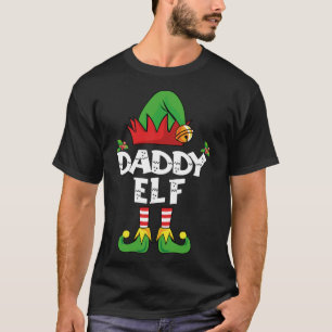 Camiseta Daddy Elf Matando a Fiesta de Navidades familiares
