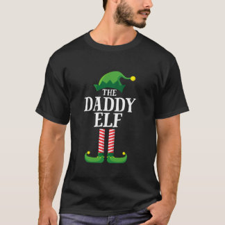 Camiseta Daddy Elf Matching Family Group Navidades Fiesta L