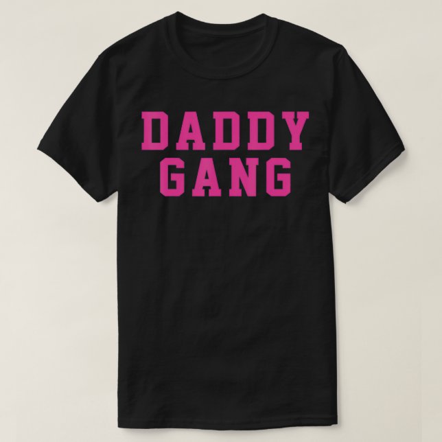Camiseta Daddy Gang Pink Crew  (Diseño del anverso)