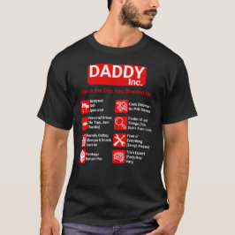 Camiseta DADDY Inc. Día del Padre Divertido