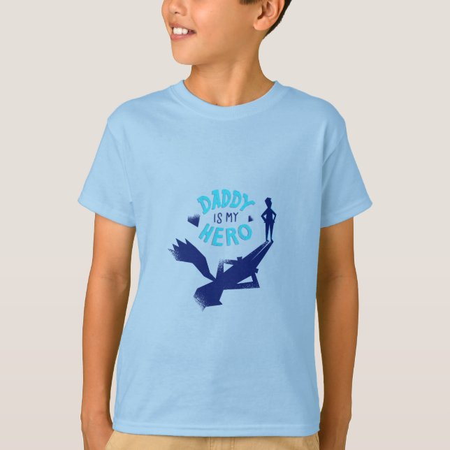 Camiseta Daddy is my Hero (Anverso)