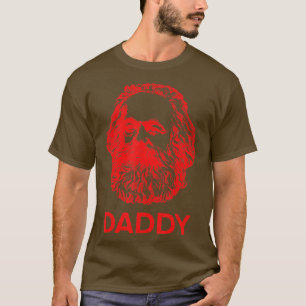 Camiseta Daddy Karl Marx Comunista gracioso