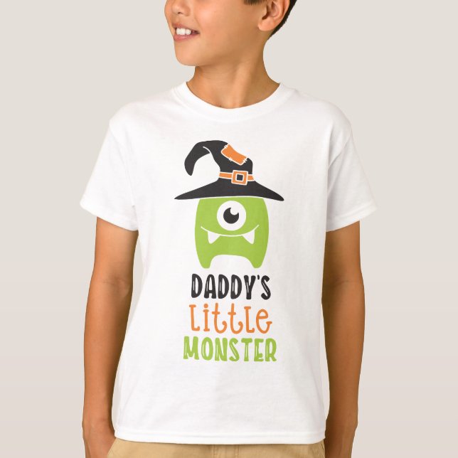 Camiseta Daddy Little Monster White (Anverso)