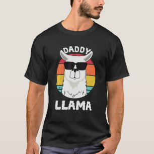 Camiseta Daddy Llama Matching Family Birthday Alpaca With G