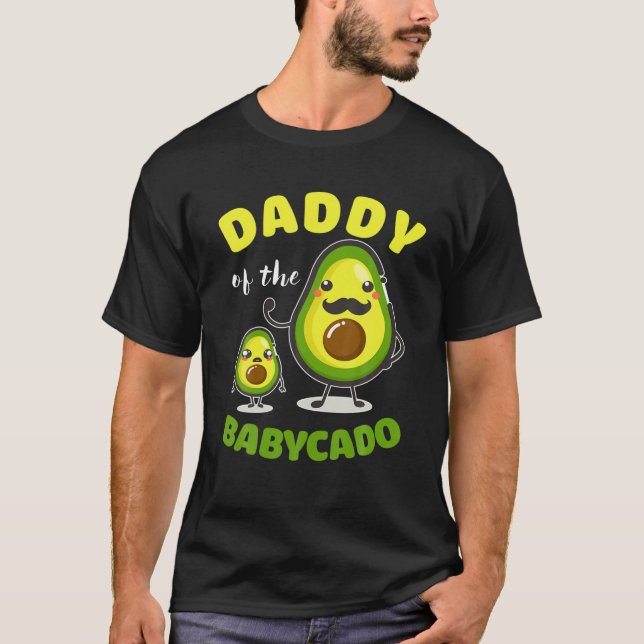Camiseta Daddy Of The Babycado Avocado Family Matching Gift (Anverso)