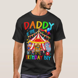 Camiseta Daddy Of The Birthday Boy Carnival Circus Themed F