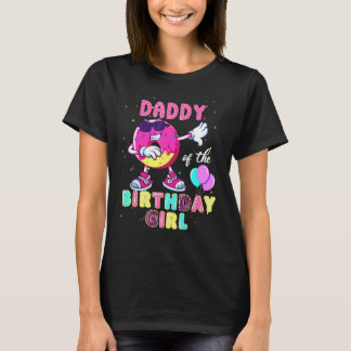 Camiseta Daddy Of The Birthday Girl Donut Dab Birthday
