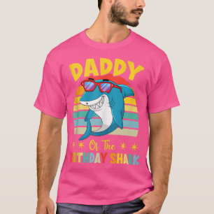 Camiseta Daddy Of The Shark Birthday Family Matching Birthd
