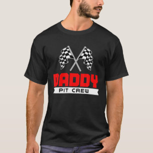 Camiseta Daddy Pit Crew Funny Cumpleaños Carreras Carrera d
