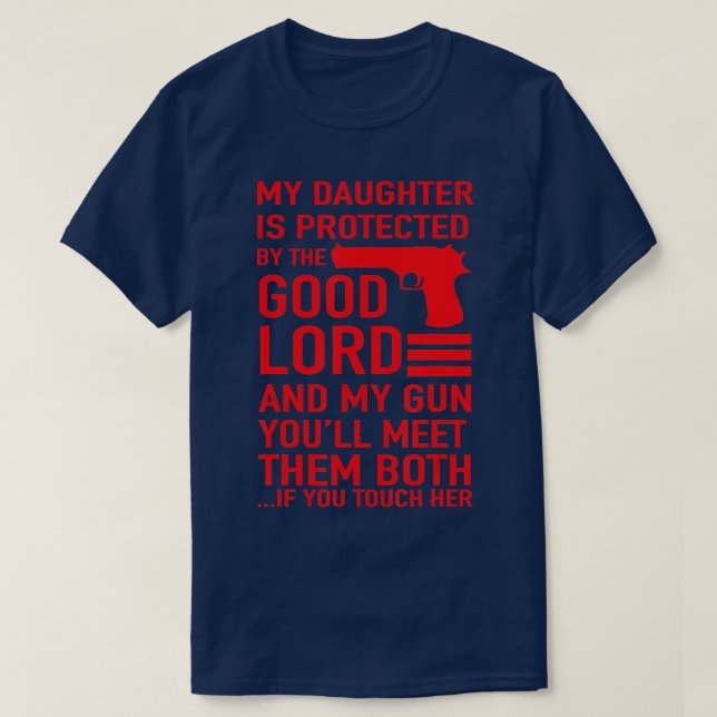Camiseta DADDY PROECIVO Divertido papá de Chica (Diseño del anverso)