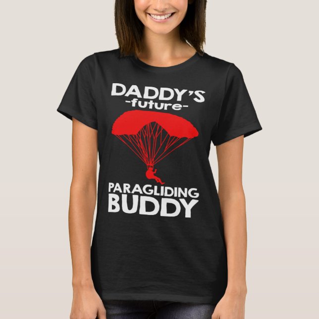 Camiseta Daddy s Future Paragliding Buddy (Anverso)