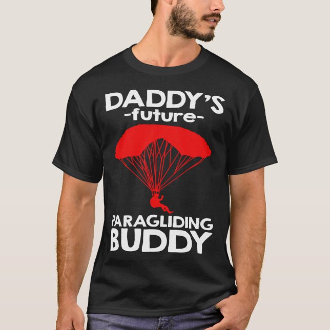 Camiseta Daddy s Future Paragliding Buddy (Anverso)