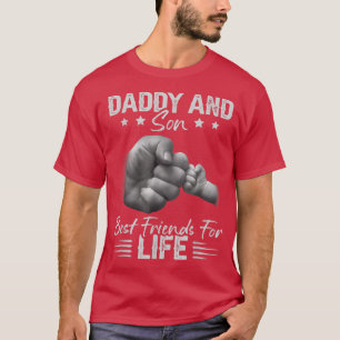 Camiseta Daddy Son Mejores Amigos De La Vida Papá Vintage F