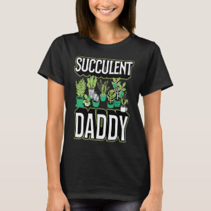 Camiseta Daddy Suculento Jardín de Cactus Lindo Cosas