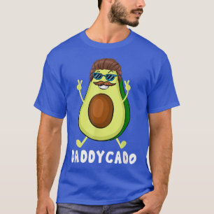 Camiseta Daddycado Funny Avocado Daddy Vegan Lover Happy Fa