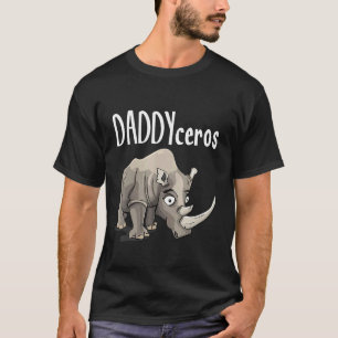 Camiseta Daddyceros Padre Rhinoceros Papá Pun