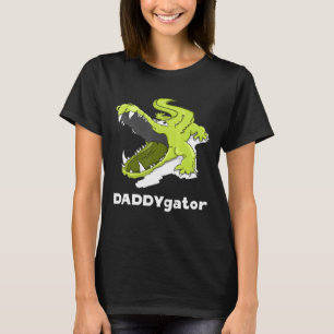 Camiseta Daddygator Padre Alligator Papá Pun