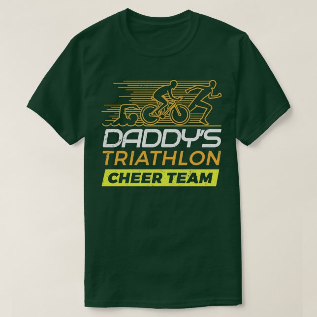 Camiseta Daddys Cheer Team Triathlon (Diseño del anverso)