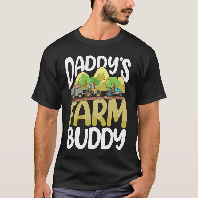 Camiseta Daddy's Farm Buddy for a Farmer (Anverso)
