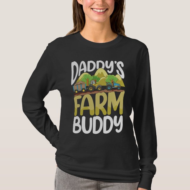Camiseta Daddy's Farm Buddy for a Farmer (Anverso)