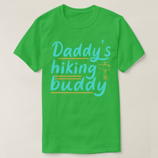 Camiseta Daddys Hiking Buddy Kids Outr Trekking (Diseño del anverso)
