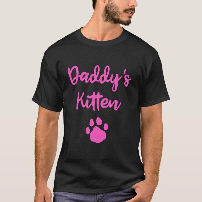 Camiseta Daddy'S Kitten Roleplay Ddlg (Anverso)