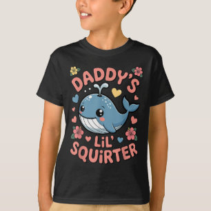 Camiseta Daddys Lil Squirter Gracioso Humo Adulto Inapropia