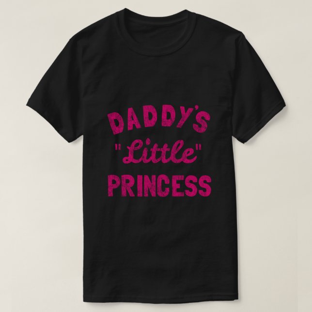 Camiseta Daddys Little Princess (Diseño del anverso)