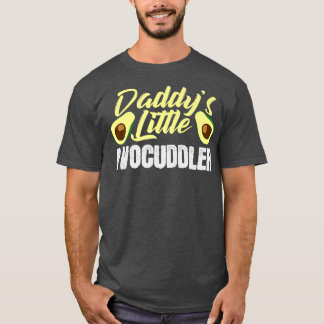Camiseta Daddys Pequeña Bebé Avocuddler Papá Aguacate