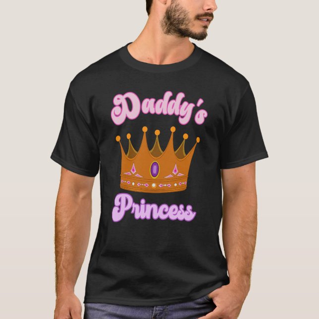 Camiseta Daddy's Princess Pretty For Daughters (Anverso)