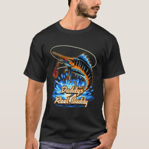Camiseta Daddys Reel Buddy Pescador Padre Hob