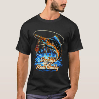 Camiseta Daddys Reel Buddy Pescador Padre Hob