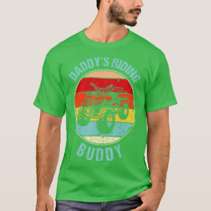 Camiseta Daddys Riding Buddy Padre Son Wheeling ATV Padre