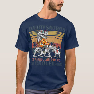 Camiseta Daddysaurus Como Un Papi Regular Para Retratar La 
