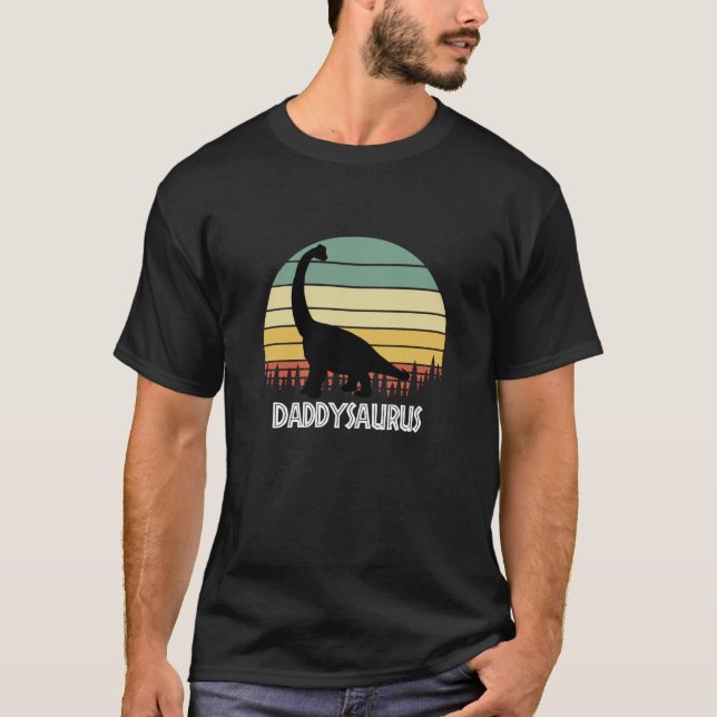 CAMISETA DADDYSAURUS DADDY SAURUS DADDY DINOSAUR (Anverso)