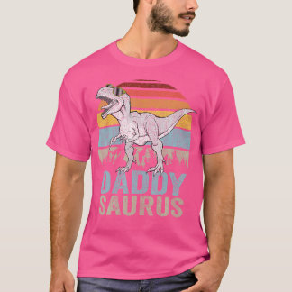 Camiseta Daddysaurus Daddy Saurus T Rex Family Mateo Din