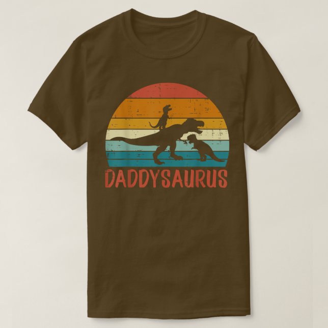 Camiseta Daddysaurus Daddy Trex Padres Día Dinosaurio Papá (Diseño del anverso)