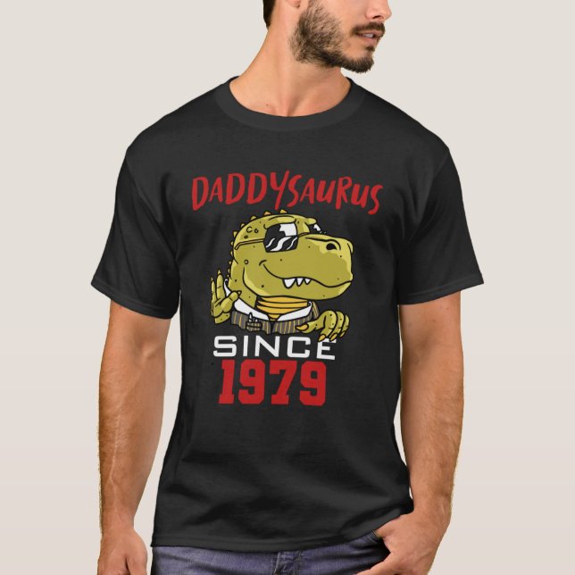 Camiseta Daddysaurus desde 1979 (Anverso)