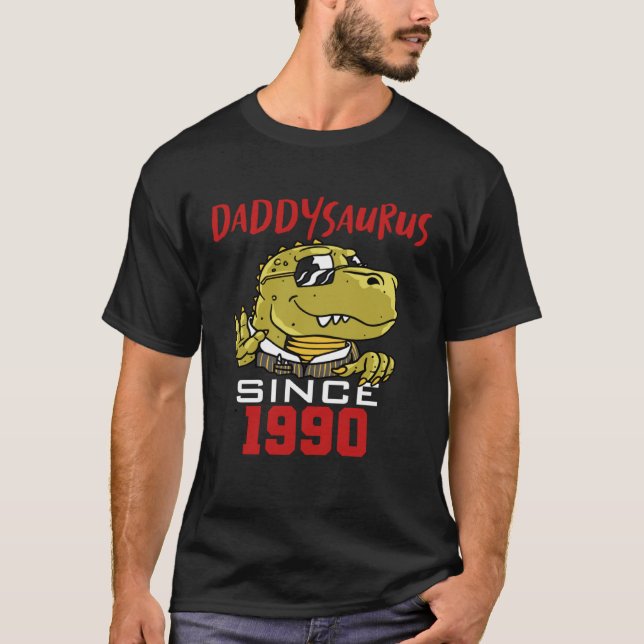 Camiseta Daddysaurus desde 1990 (Anverso)