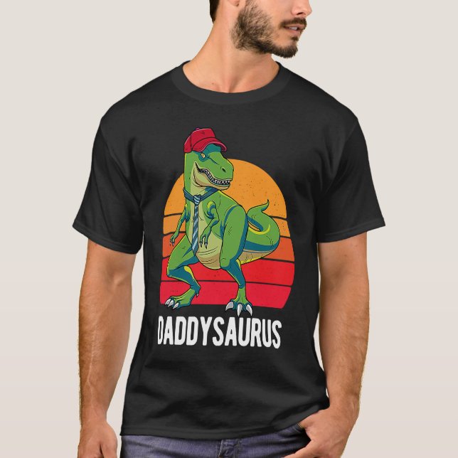 Camiseta Daddysaurus Día del Padre Rex Daddy Saurus Men (Anverso)