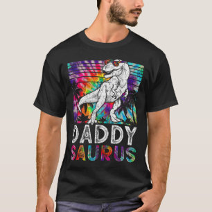 Camiseta Daddysaurus Dinosaur Daddy Saurus Familia Combinad