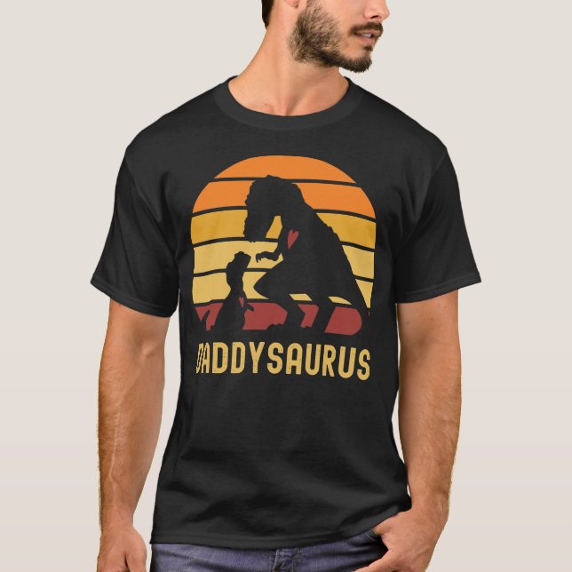Camiseta Daddysaurus Dinosaur T Rex Fathers Day Daddy (Anverso)